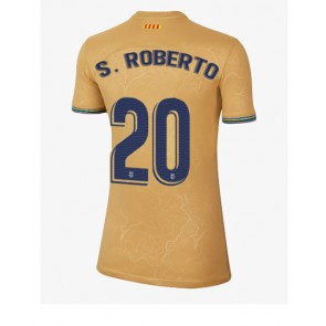 Barcelona Sergi Roberto #20 kläder Kvinnor 2022-23 Bortatröja Kortärmad